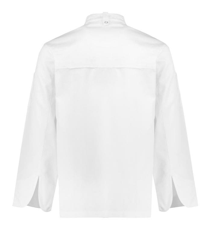 Zest Mens L/S Vented Chef Jacket - Uniforms and Workwear NZ - Ticketwearconz