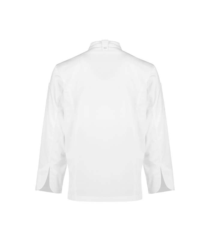 Alfresco Mens, Zip Front, L/S Vented Chef Jacket