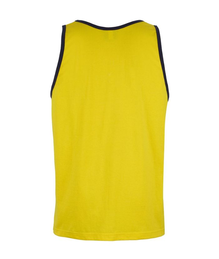 Cotton Hi Vis Contrast Singlet