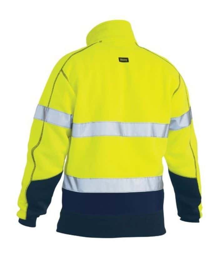 Taped Hi Vis, Two Tone, Fleece Pullover - Uniforms and Workwear NZ - Ticketwearconz