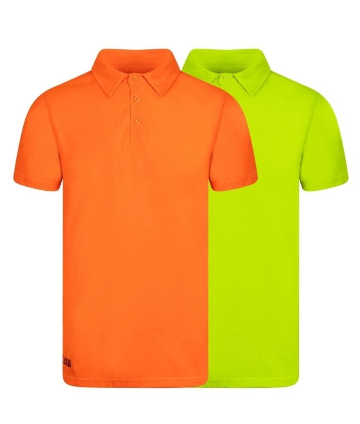 Bad Trademark Cotton Hi Vis S/S Polo - Uniforms and Workwear NZ - Ticketwearconz