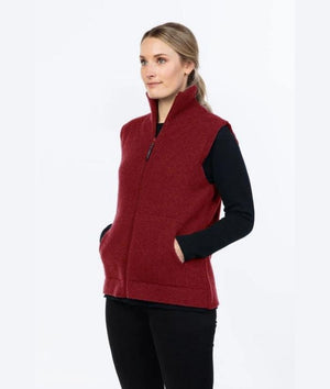 Womens Full Zip Eco Blend Vest - Uniforms and Workwear NZ - Ticketwearconz