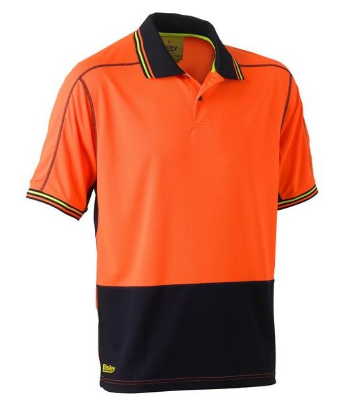 Bisley Hi Vis, Two Tone Polo - Uniforms and Workwear NZ - Ticketwearconz