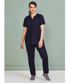 biz-care-rose-scrub-top-CST243LS-maternity-pregnancy