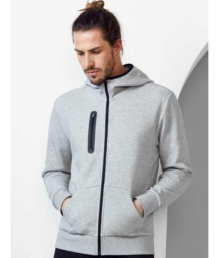 Mens Neo Hoodie-sw926M-biz-collection-grey-marle-sports-team