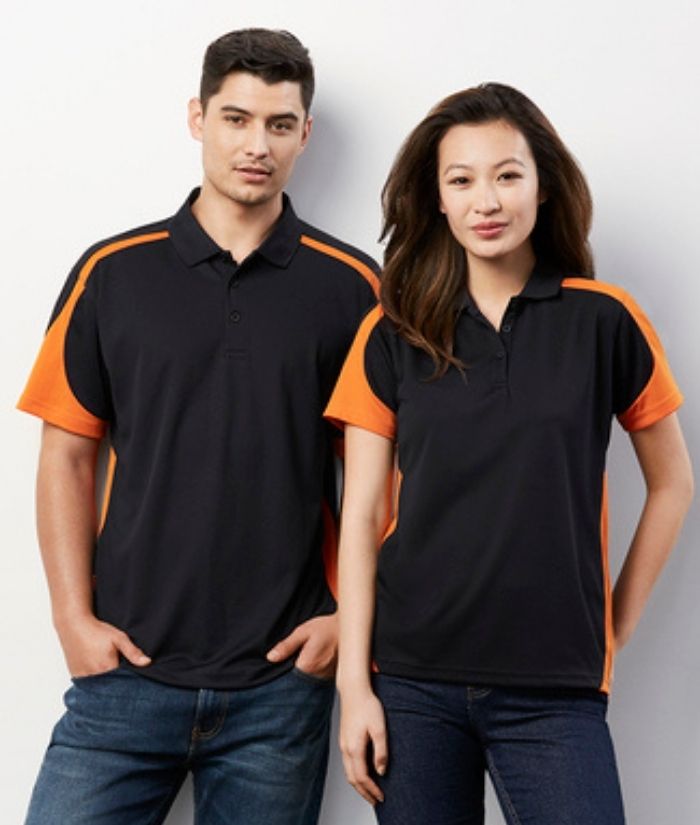 biz-collection-talon-polo-black-orange-p401ls-p401ms-mens-ladies-womens