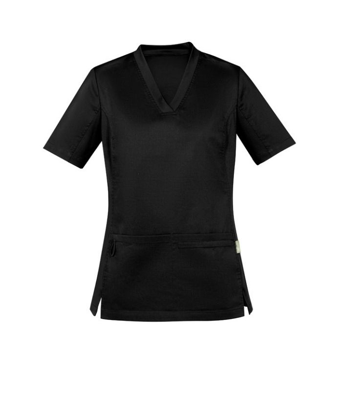 Womens Riley V-Neck Scrub Top - Uniforms and Workwear NZ - Ticketwearconz