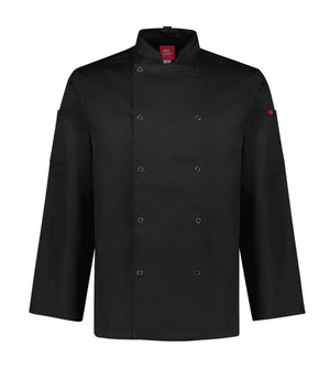 Zest Mens L/S Vented Chef Jacket - Uniforms and Workwear NZ - Ticketwearconz