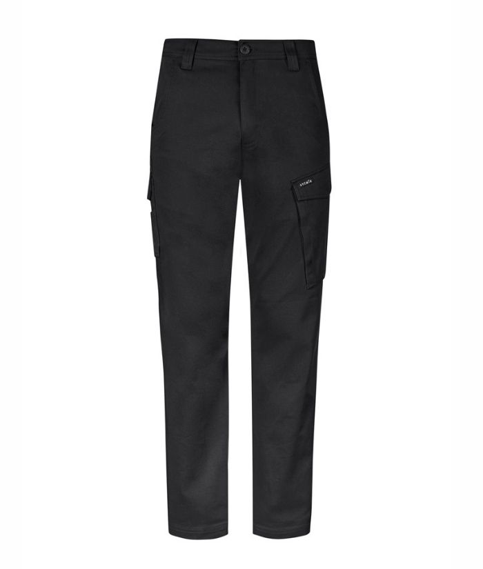 black-ZP230-syzmik-mens-essential-basic-stretch-cargo-work-pant