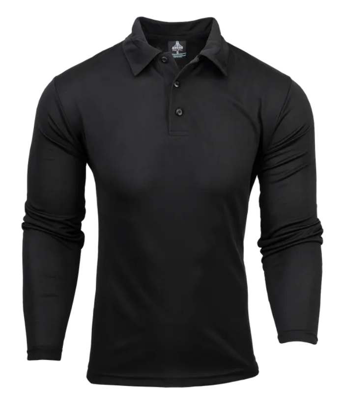 Botany Mens Long Sleeve Polo