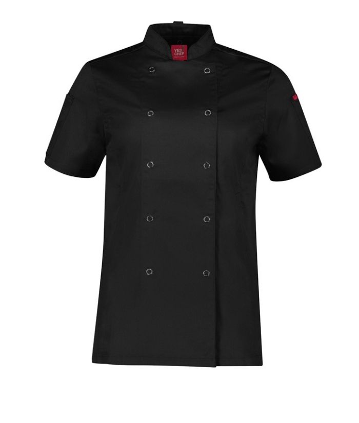 Zest Womens S/S Vented Chef Jacket - Uniforms and Workwear NZ - Ticketwearconz