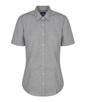 Westgarth Gingham Womens Short Sleeve Shirt - Uniforms and Workwear NZ - Ticketwearconz