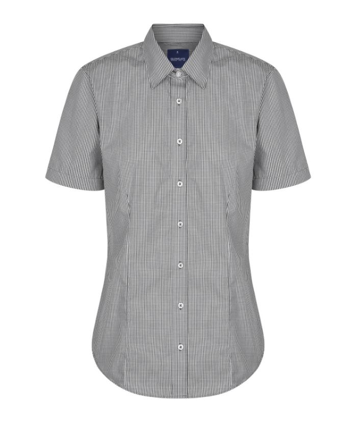 Westgarth Gingham Womens Short Sleeve Shirt - Uniforms and Workwear NZ - Ticketwearconz