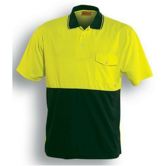 Hi Vis Safety Short Sleeve Polo