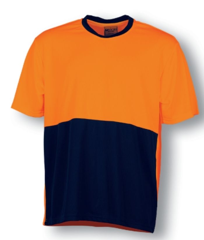 Hi Vis Safety Tee - Uniforms and Workwear NZ - Ticketwearconz