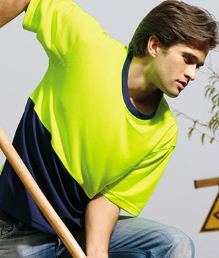 Hi Vis Safety Tee - Uniforms and Workwear NZ - Ticketwearconz