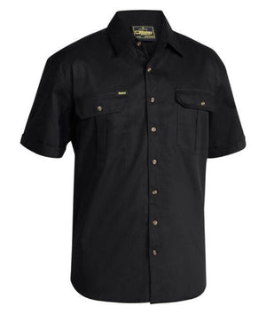 Original Cotton Drill Short Sleeve Shirt - Uniforms and Workwear NZ - Ticketwearconz