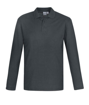 Mens Crew Long Sleeve Polo - Uniforms and Workwear NZ - Ticketwearconz