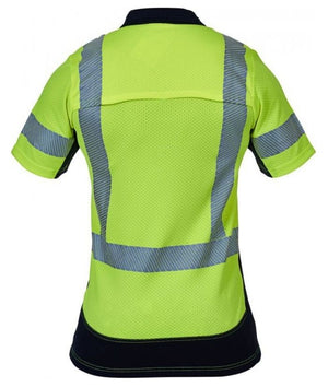 Hi Vis D/N Mens Microvent Premium Polo - Uniforms and Workwear NZ - Ticketwearconz