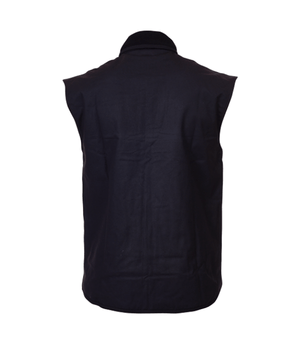 Caution Oilskin Vest - Uniforms and Workwear NZ - Ticketwearconz