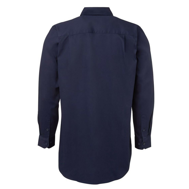 Closed Front Drill Long Sleeve Shirt - Uniforms and Workwear NZ - Ticketwearconz