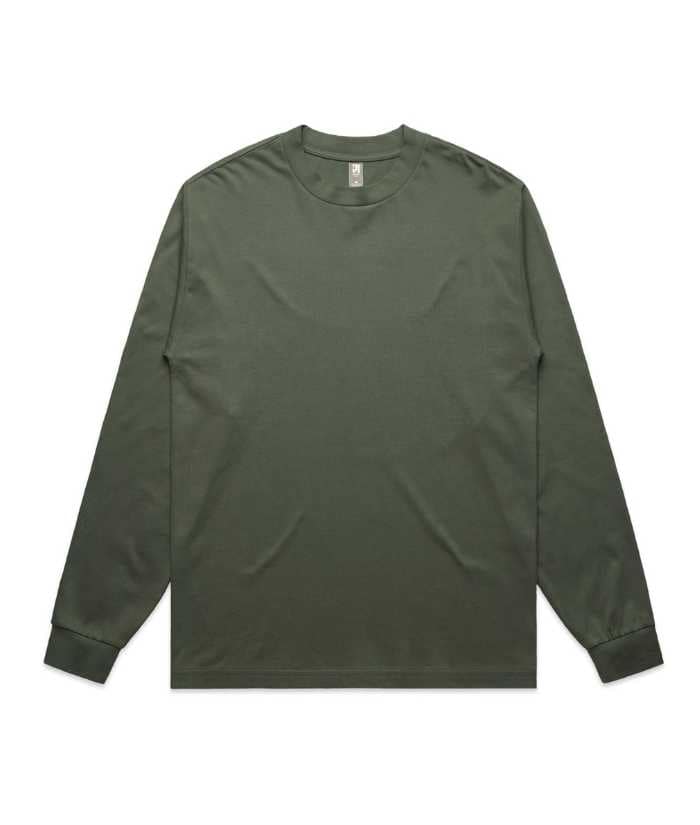 Mens Heavy Long Sleeve Tee - Uniforms and Workwear NZ - Ticketwearconz