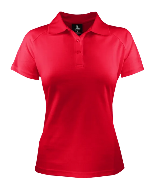 Ladies Keira Cotton-Back Polo - Uniforms and Workwear NZ - Ticketwearconz