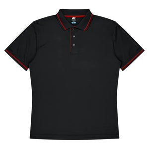 Black-red-aussie-pacific-kids-cottesloe-short-sleeve-polo-3319o-1319