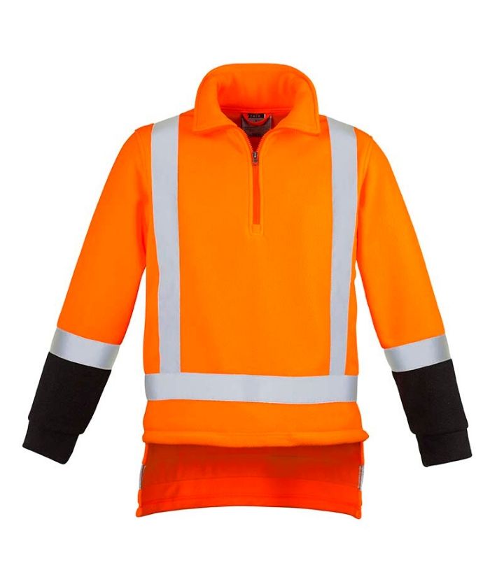 TTMC-Fleece -Men's-Syzmik TTMC-W17 Fleece Jumper ZT463. Orange/navy Sizes: S - 5XL, 7XL