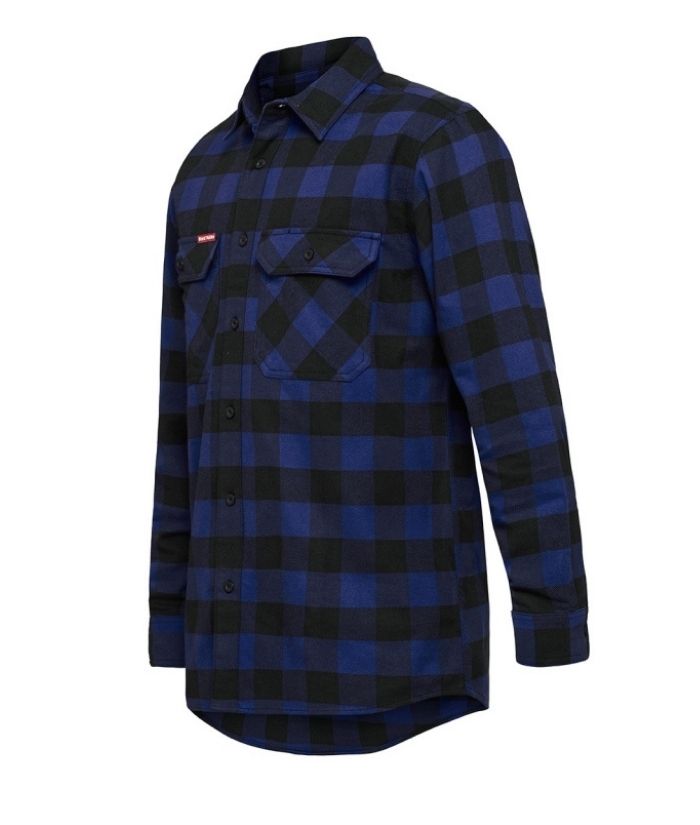 Foundations Flannelette Check L/S Shirt - Uniforms and Workwear NZ - Ticketwearconz