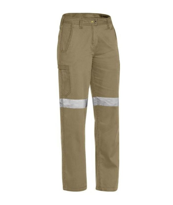 Womens Taped Lightweight Drill, Vented Pant - Uniforms and Workwear NZ - Ticketwearconz