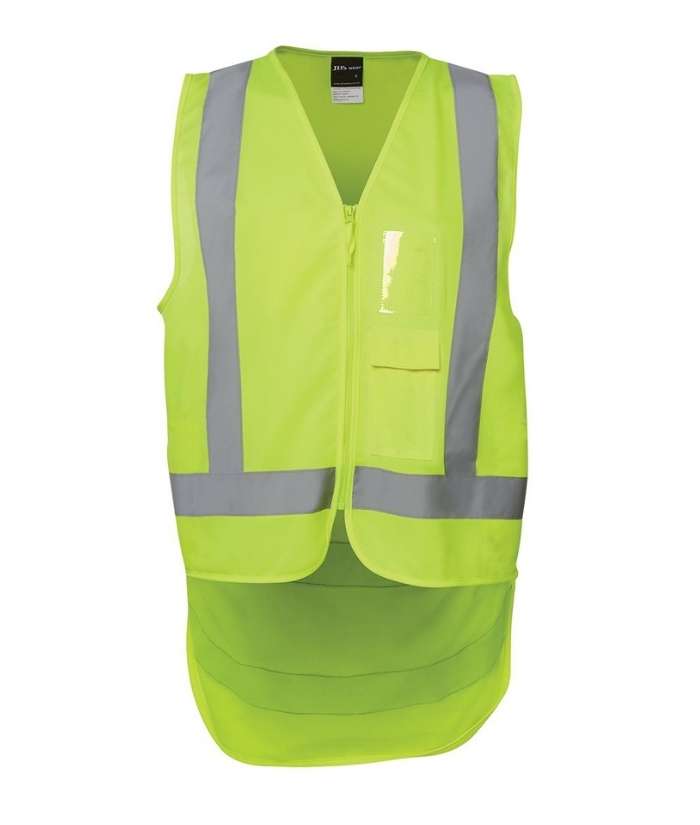 front-jb_s-hi-vis-day-night-d-n-safety-unlined-drop-tail-vest-6DNdV-lime-reflective-tape