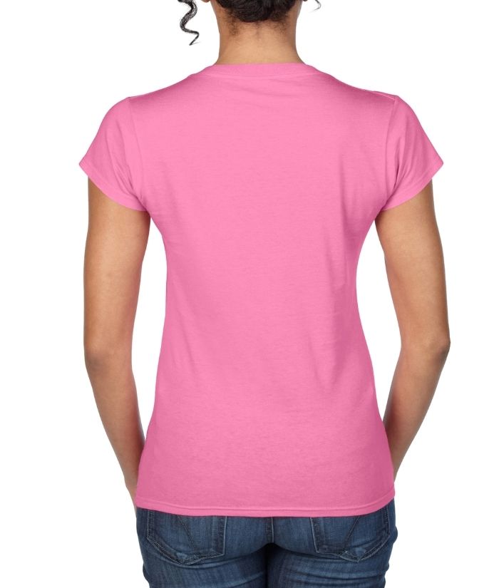 Gildan Womans Softstyle Short Sleeve, V-Neck Tee - Uniforms and Workwear NZ - Ticketwearconz