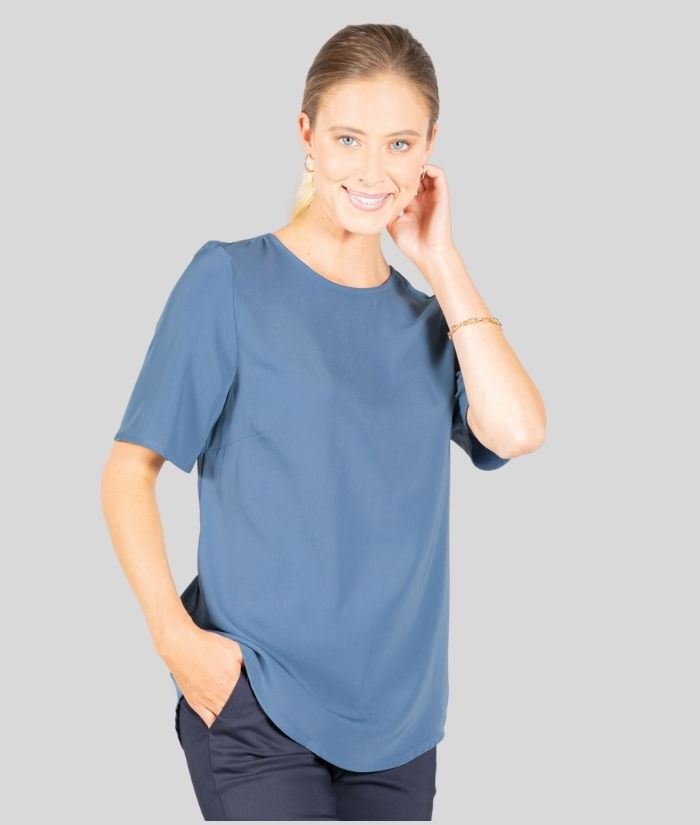 Taylor Short Sleeve Soft Top - Uniforms and Workwear NZ - Ticketwearconz