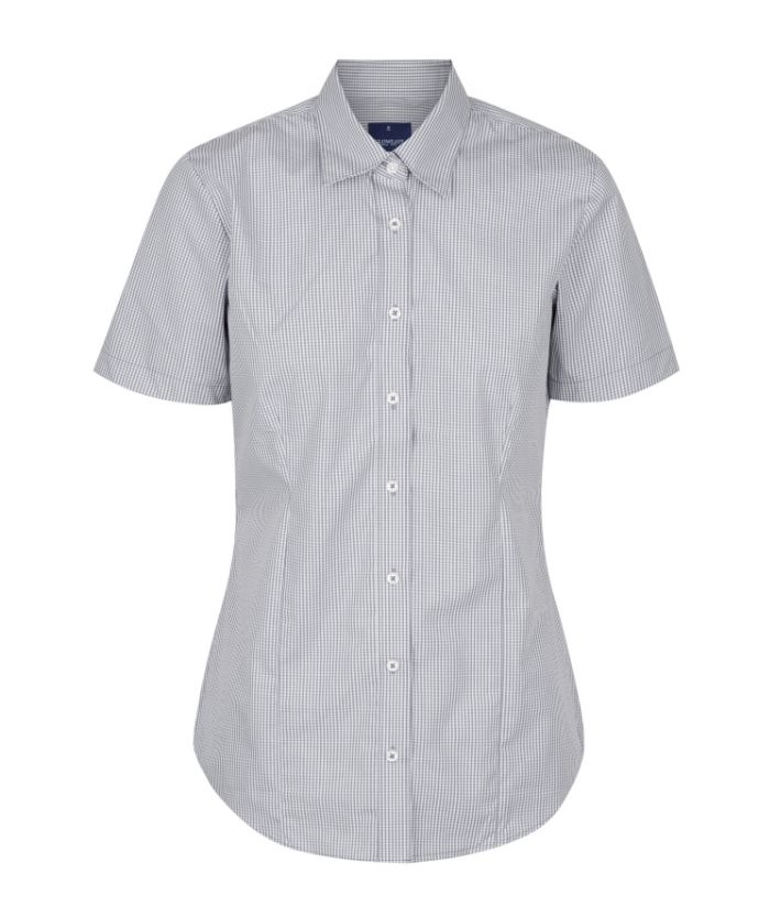 Westgarth Gingham Womens Short Sleeve Shirt - Uniforms and Workwear NZ - Ticketwearconz