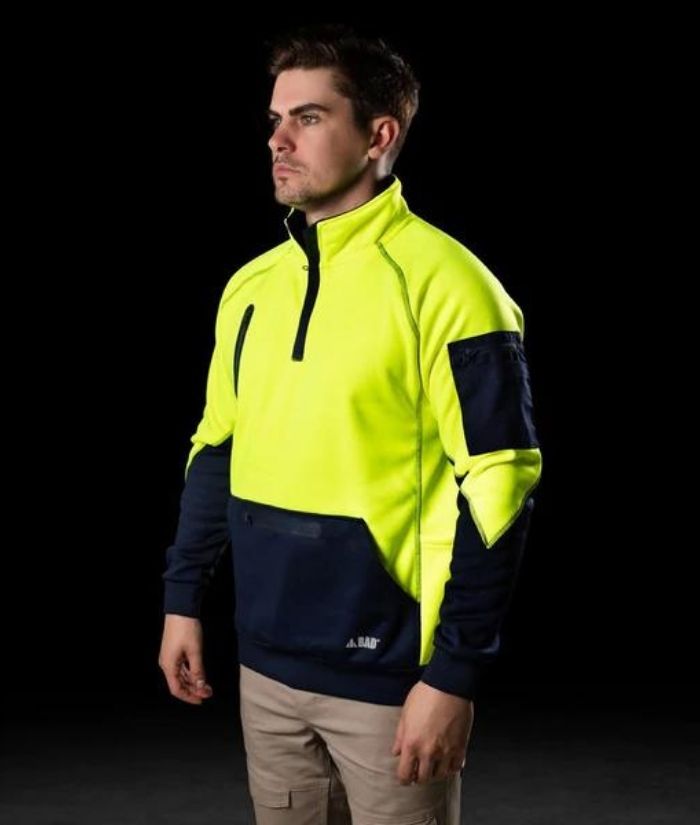 Bad Waterproof Rain-Defend 1/4 Zip Fleece Jumper - Uniforms and Workwear NZ - Ticketwearconz