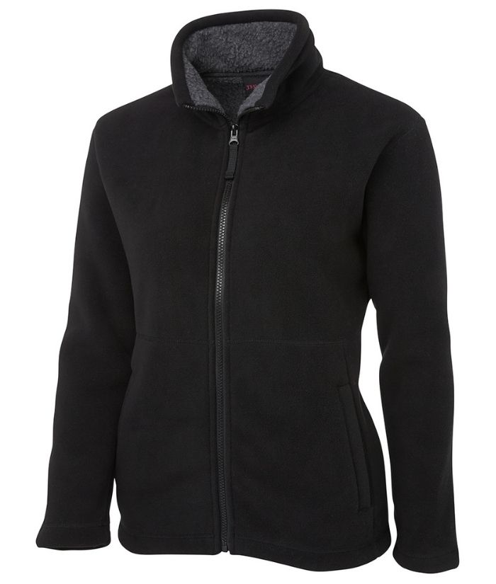 jbs-womens-shepherd-fleece-jacket-3LFS-full-zip-black-charcoa