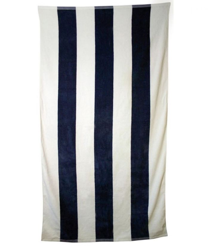 Striped Terry Velour Towel