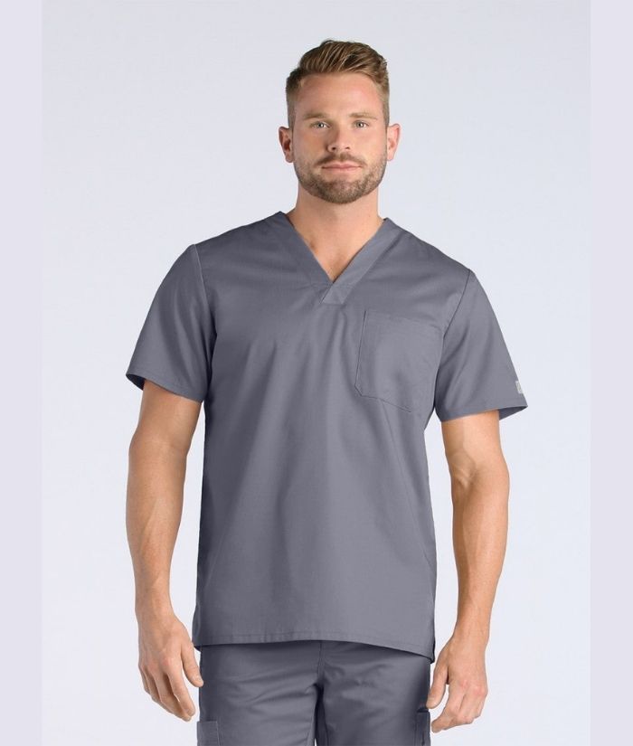 EON Mens One Chest Pocket V-Neck Top - Uniforms and Workwear NZ - Ticketwearconz