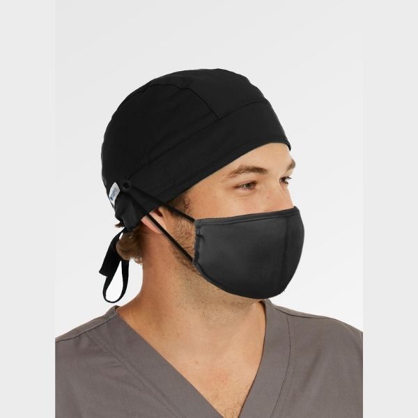 Maevn Unisex Scrub Cap with Mask Buttons - Uniforms and Workwear NZ - Ticketwearconz