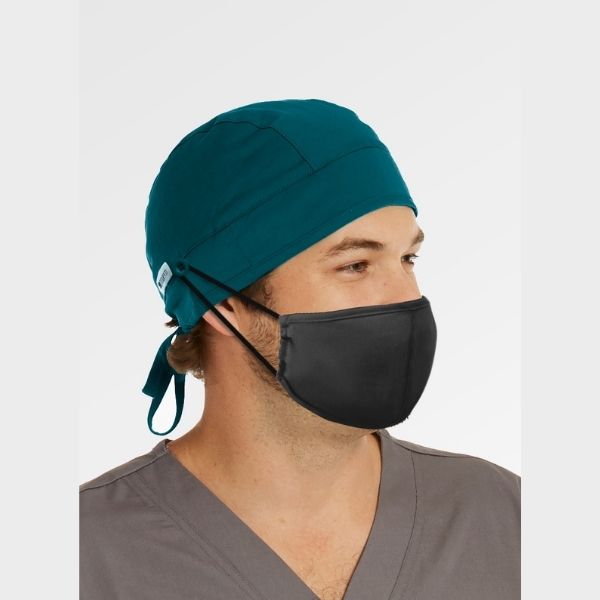 Maevn Unisex Scrub Cap with Mask Buttons - Uniforms and Workwear NZ - Ticketwearconz