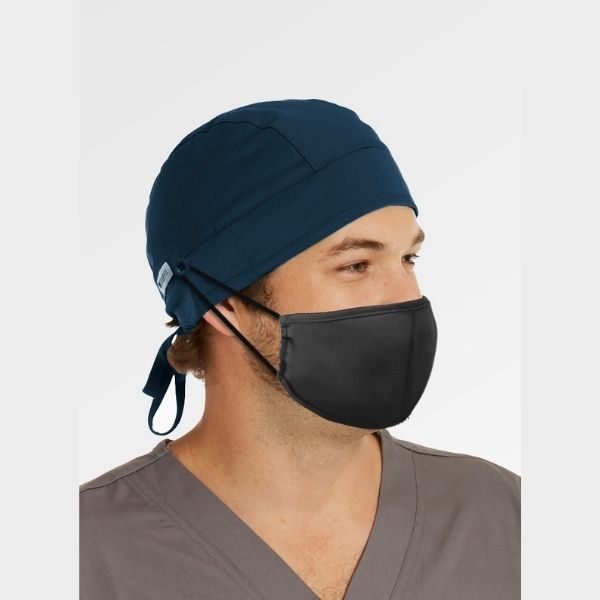 Maevn Unisex Scrub Cap with Mask Buttons - Uniforms and Workwear NZ - Ticketwearconz