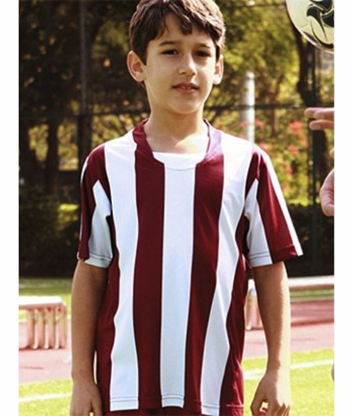 Striped Football Jersey - Adults & Kids - Uniforms and Workwear NZ - Ticketwearconz