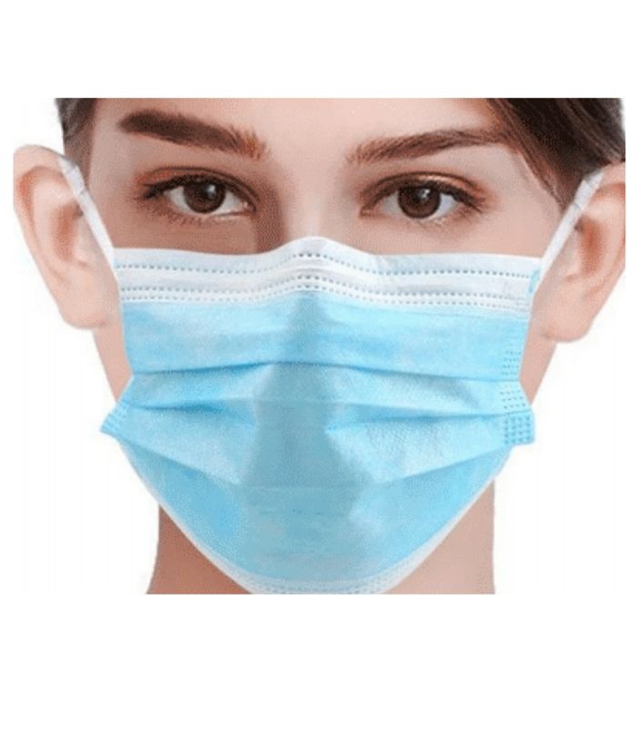 Disposable 3-Ply Face Mask - Uniforms and Workwear NZ - Ticketwearconz