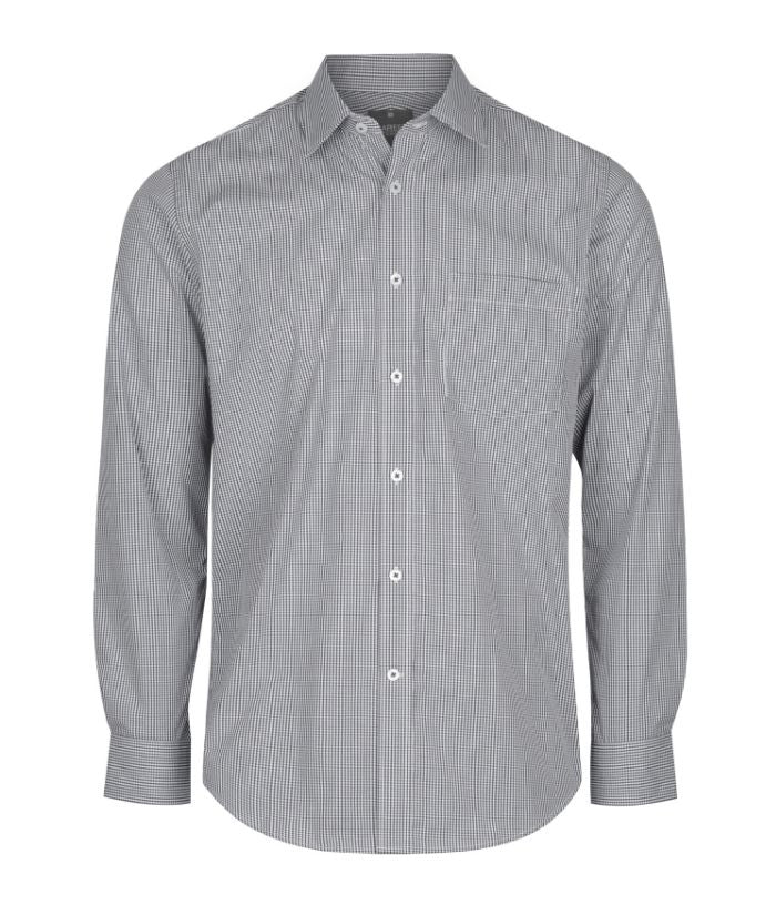 Westgarth Gingham Mens Long Sleeve Shirt - Uniforms and Workwear NZ - Ticketwearconz