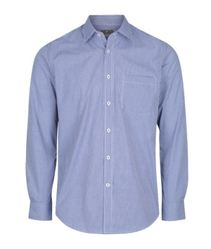 Westgarth Gingham Mens Long Sleeve Shirt - Uniforms and Workwear NZ - Ticketwearconz