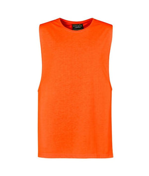 Mens Hi Vis Sleeveless Tee Shirt - Uniforms and Workwear NZ - Ticketwearconz