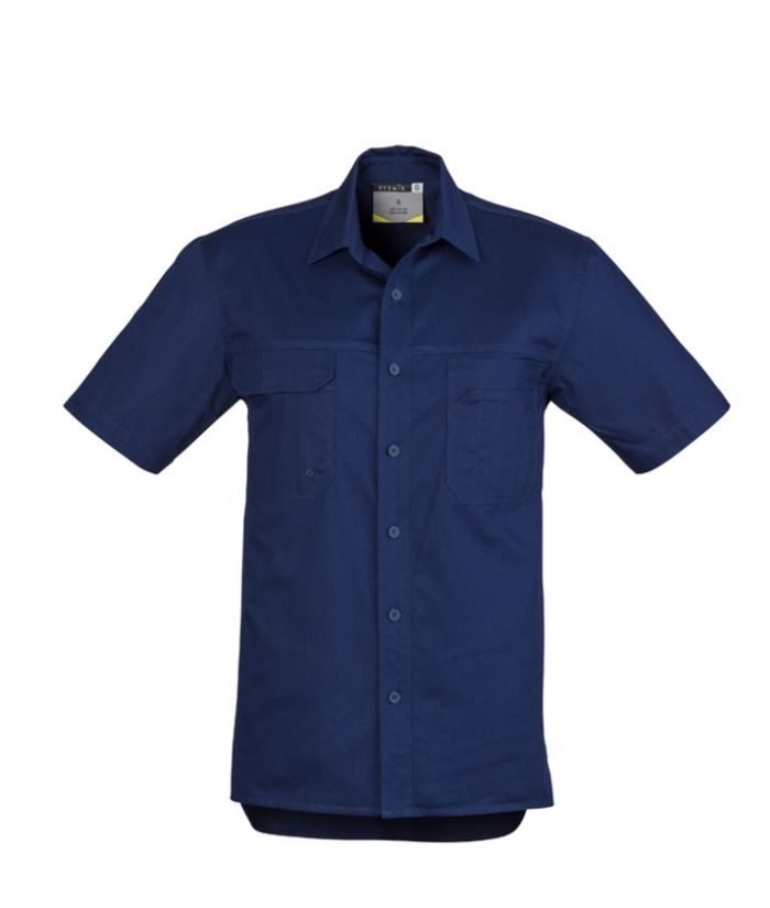 Mens Lightweight Tradie Short Sleeve Shirt - Uniforms and Workwear NZ - Ticketwearconz