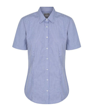 Westgarth Gingham Womens Short Sleeve Shirt - Uniforms and Workwear NZ - Ticketwearconz