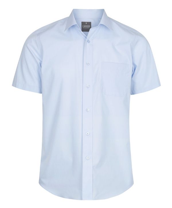 Nicholson Mens Short Sleeve Shirt - Uniforms and Workwear NZ - Ticketwearconz